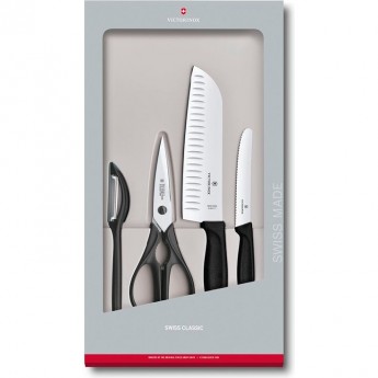 Набор ножей кухонных VICTORINOX SWISSCLASSIC KITCHEN SET 6.7133.4G